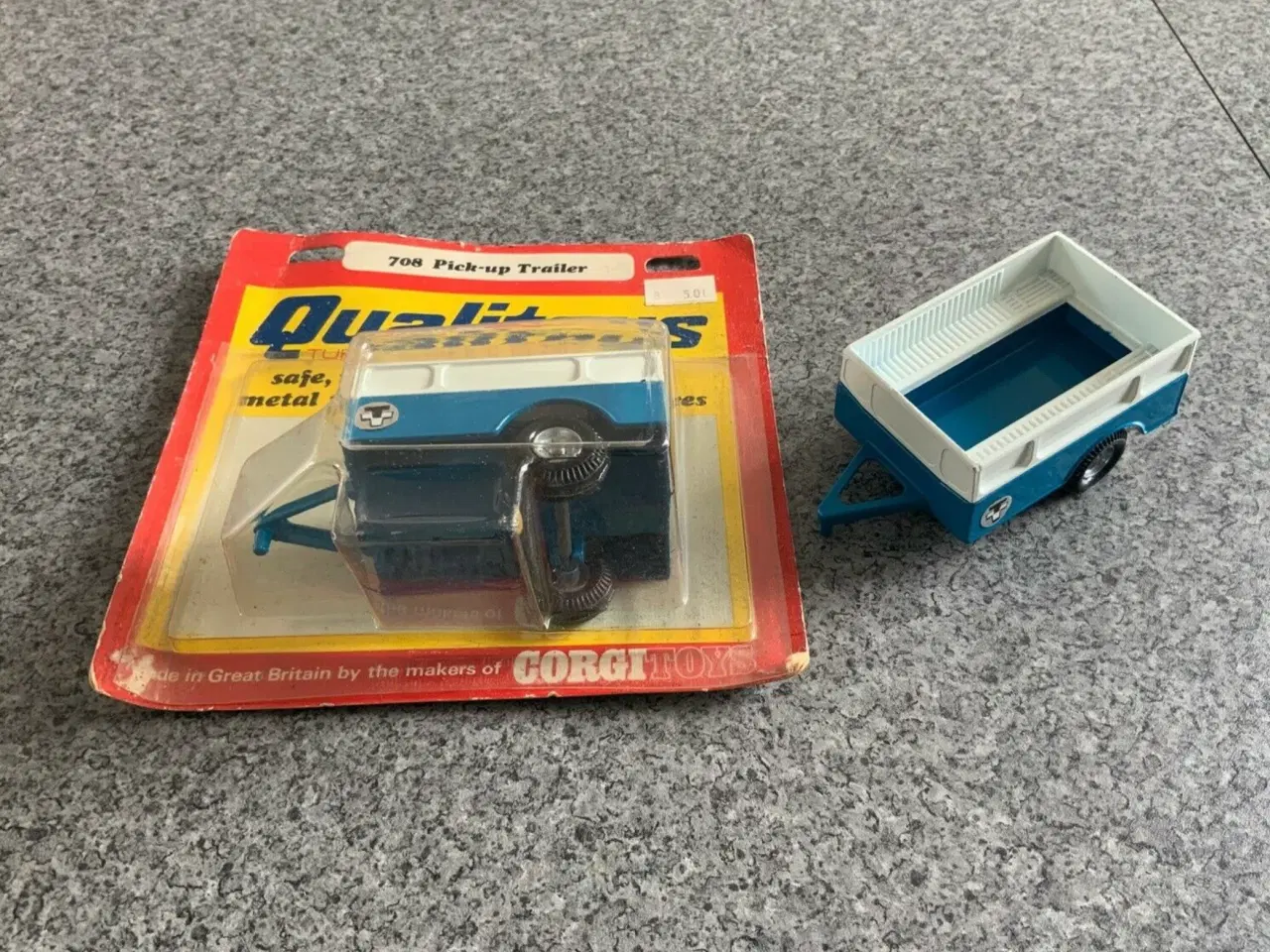 Billede 2 - Corgi Toys (Qualitoys) No. 708 Pick-up Trailer 