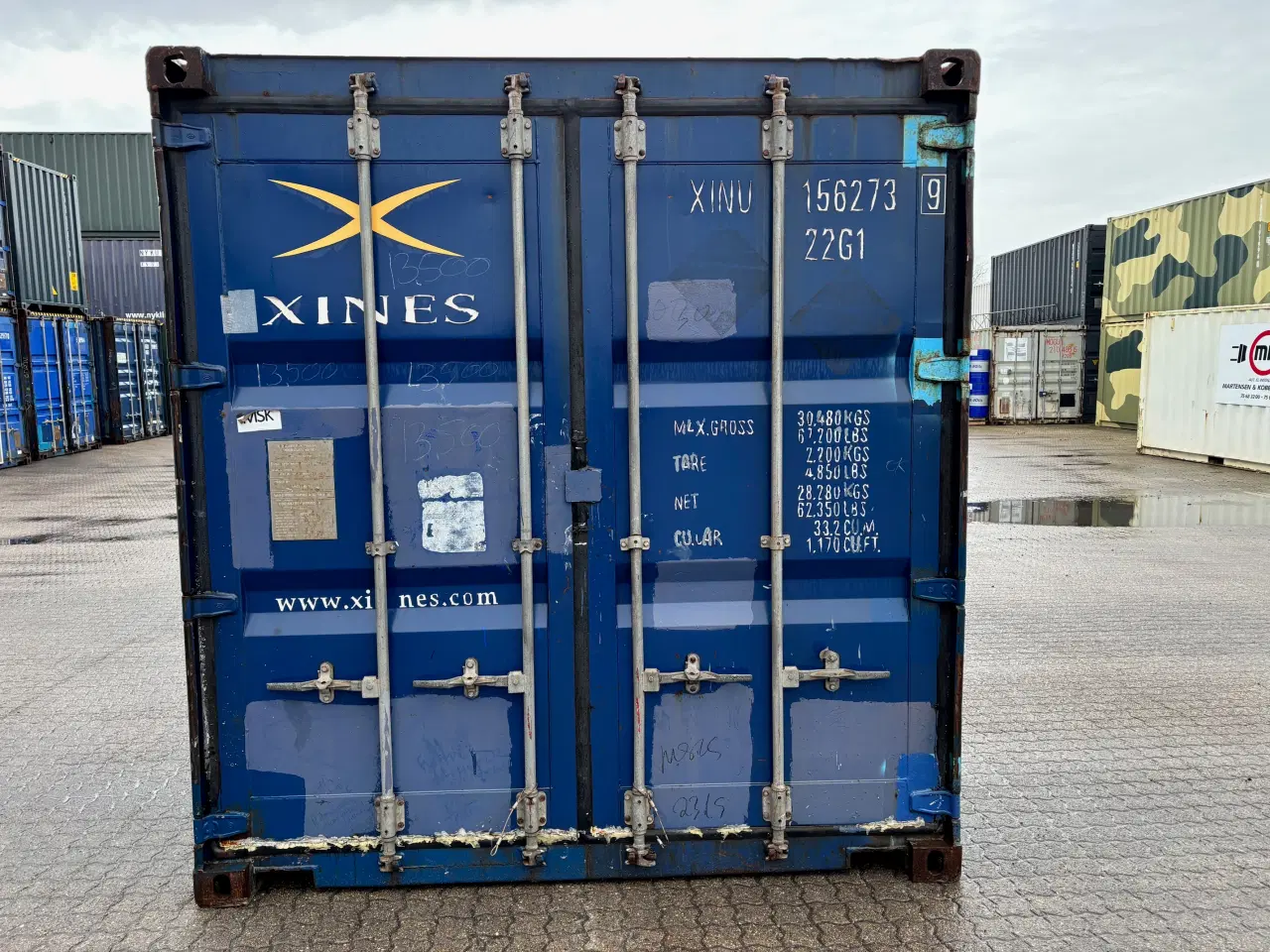 Billede 1 - 20 fods Container - ID: XINU156273