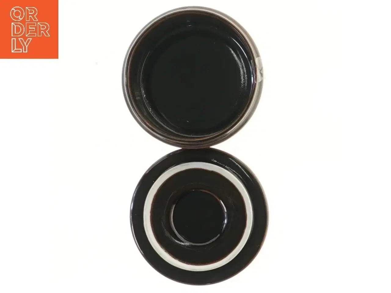 Billede 4 - Opbevaringskrukke med låg fra B&G (str. Ø 11x7 cm)