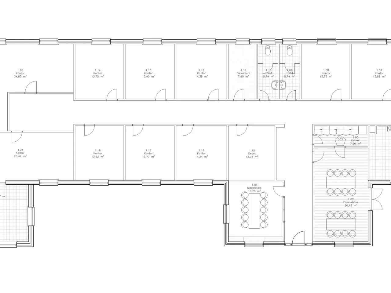 Billede 22 - Lyse kontorlokaler i rolige omgivelser tæt på Motorvej 9