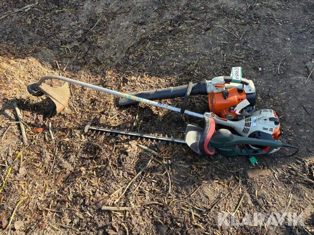 Billede 1 - Løvblæser, hækkeklipper og græstrimmer STIHL,metabo