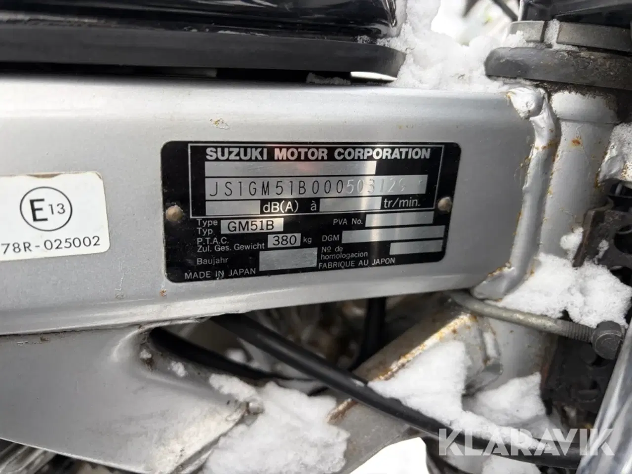 Billede 6 - Motorcykel Suzuki GS 500E