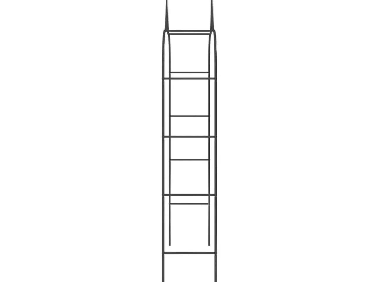 Billede 5 - Havebuer 2 stk. 120x38x260 cm stål sort