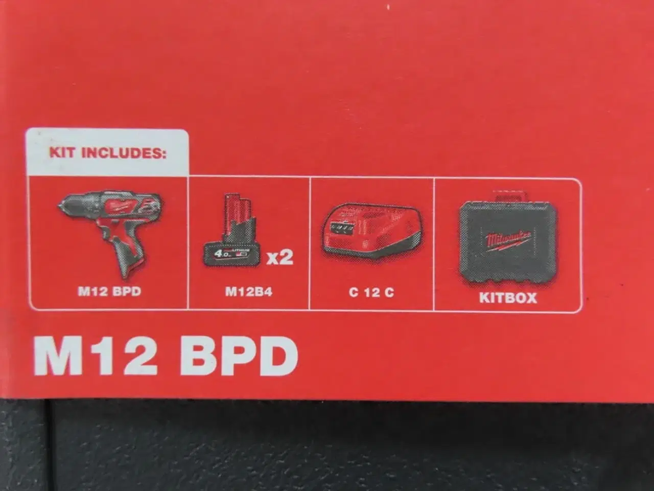 Billede 2 - Slagboremaskine Kompakt M12 - MILWAUKEE M12 BPD