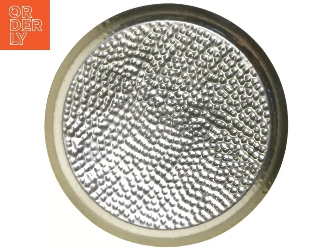 Billede 1 - Rund hamret metalbakke (str. Ø 30 cm)