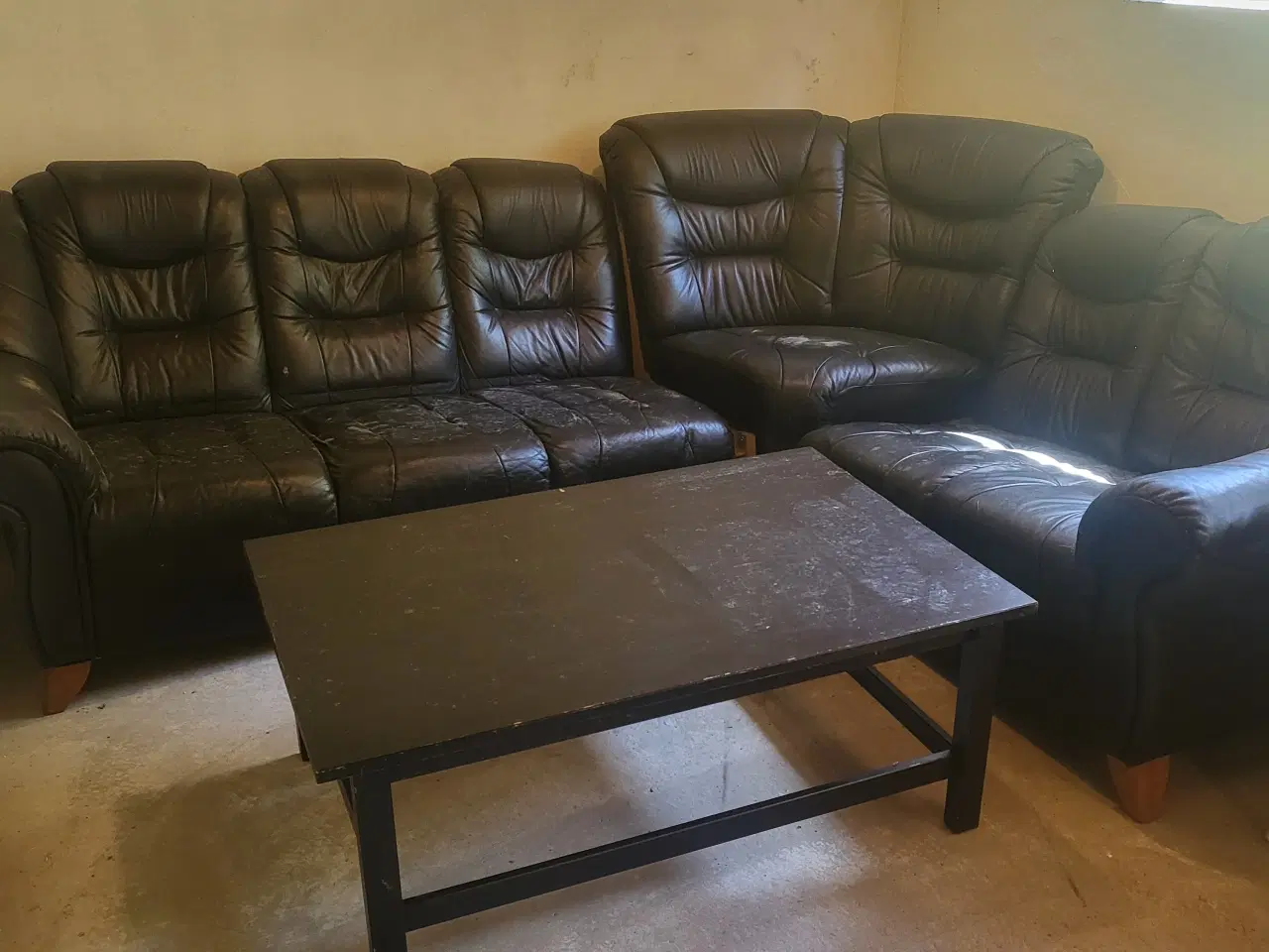 Billede 1 - Hjørne Sofa med Bord