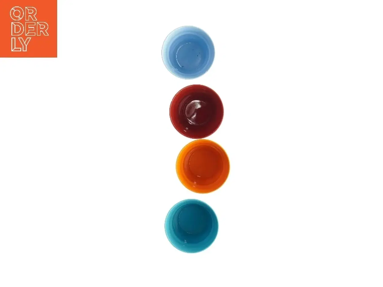 Billede 2 - Farverige plastkrus fra Rice (str. 8 x 7,5 cm)