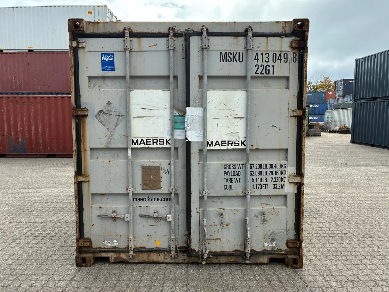 Billede 1 - 20 fods Container- ID: MSKU 413049-8