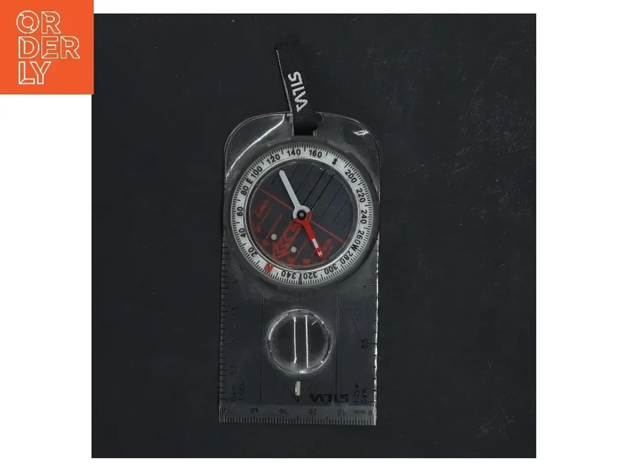 Billede 2 - Kompas med linse og rem fra Silva (str. 11x5,5 cm)