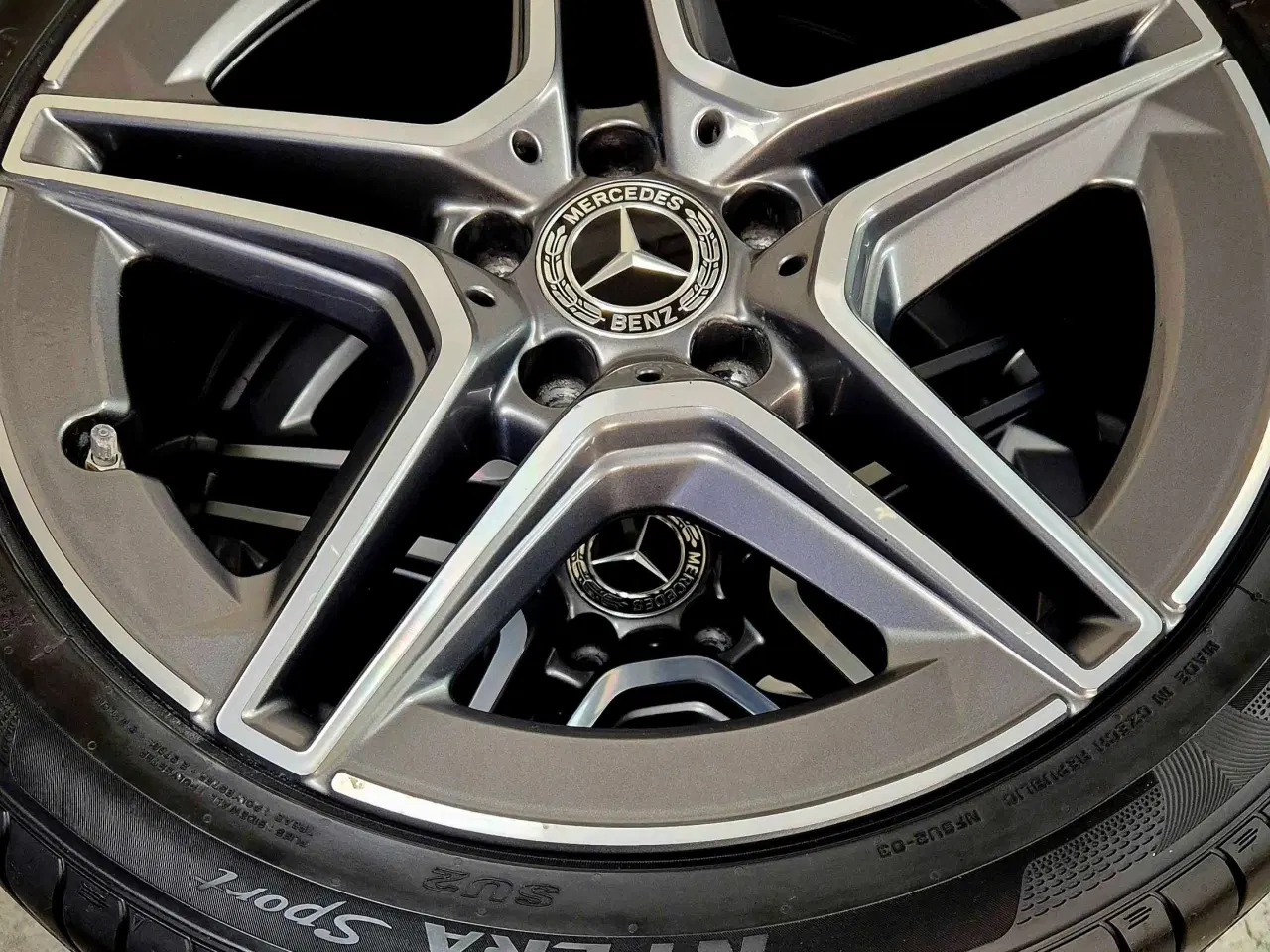 Billede 7 - MERCEDES "AMG" ORIGINAL ALUFÆLGE MED SOMMERDÆK 5x1