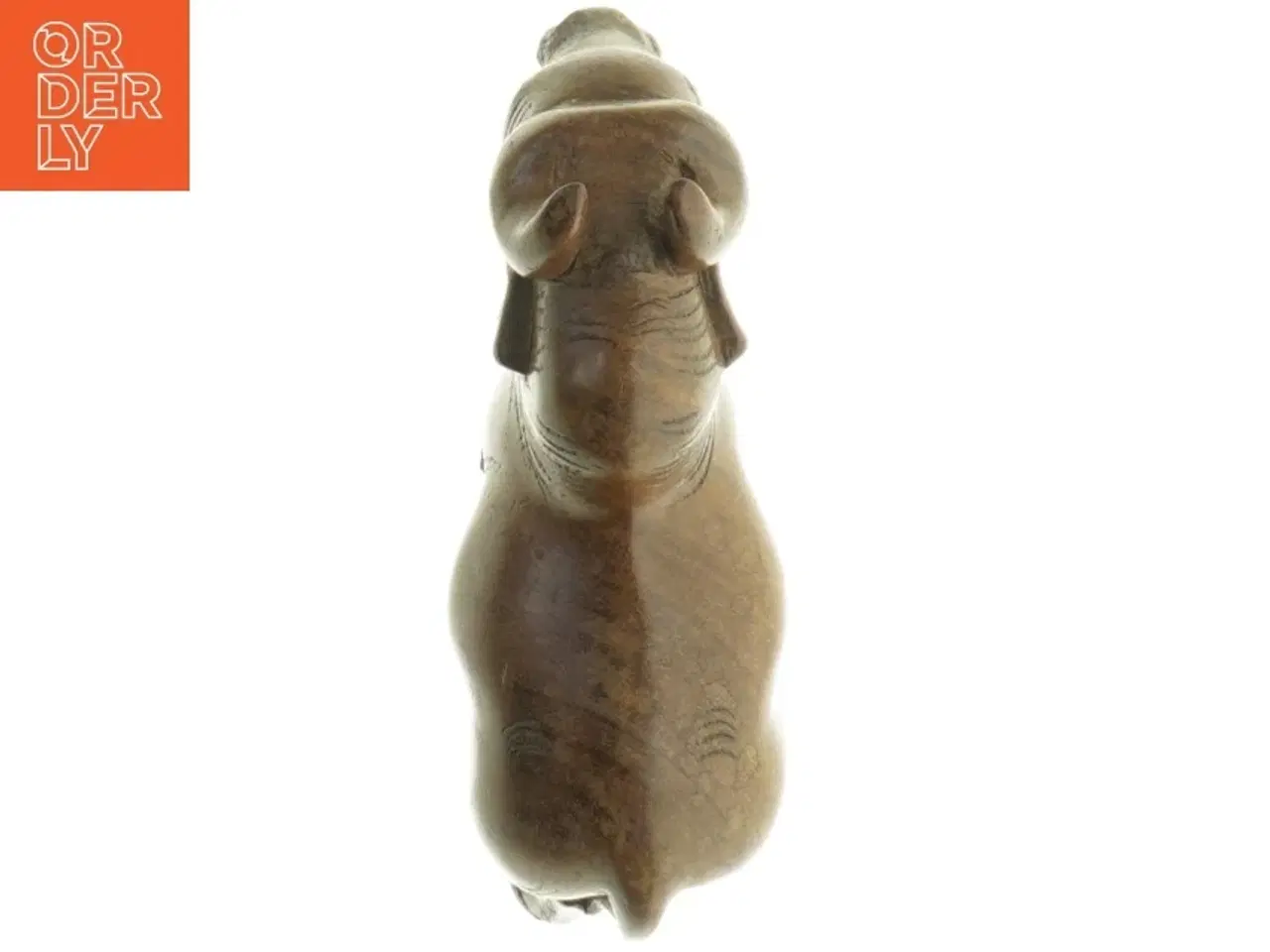 Billede 2 - Træfigur af bøffel (str. 12 x 10 cm)