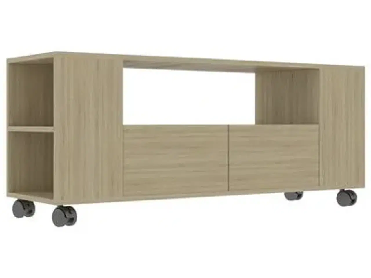 Billede 1 - vidaXL tv-bord 120x35x43 cm konstrueret træ sonoma