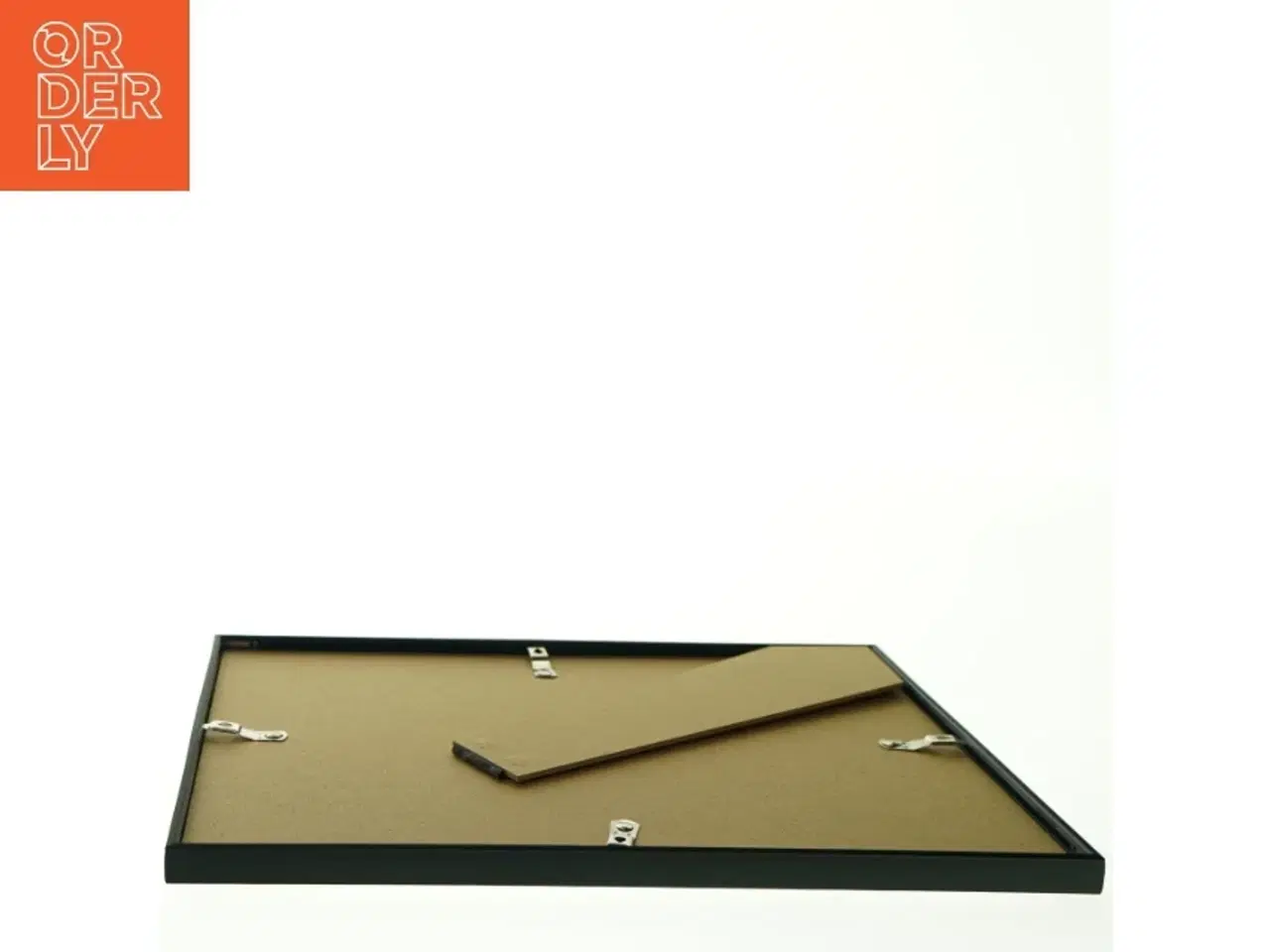 Billede 3 - Sort billedramme med tekst (str. 29,5 x. 21 cm)