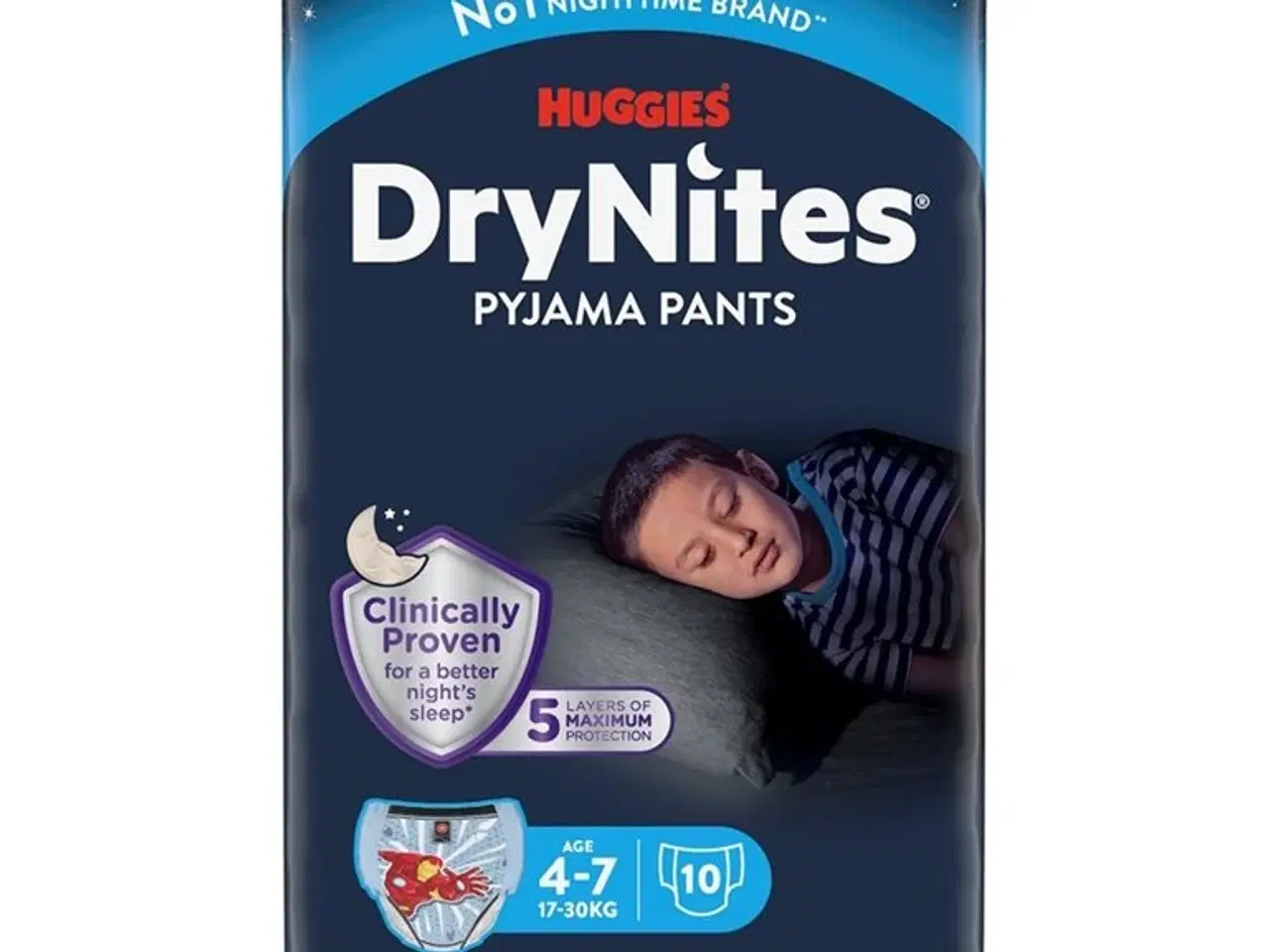 Billede 1 - Dry nites ble pyjamas bukser 4-7 år dreng