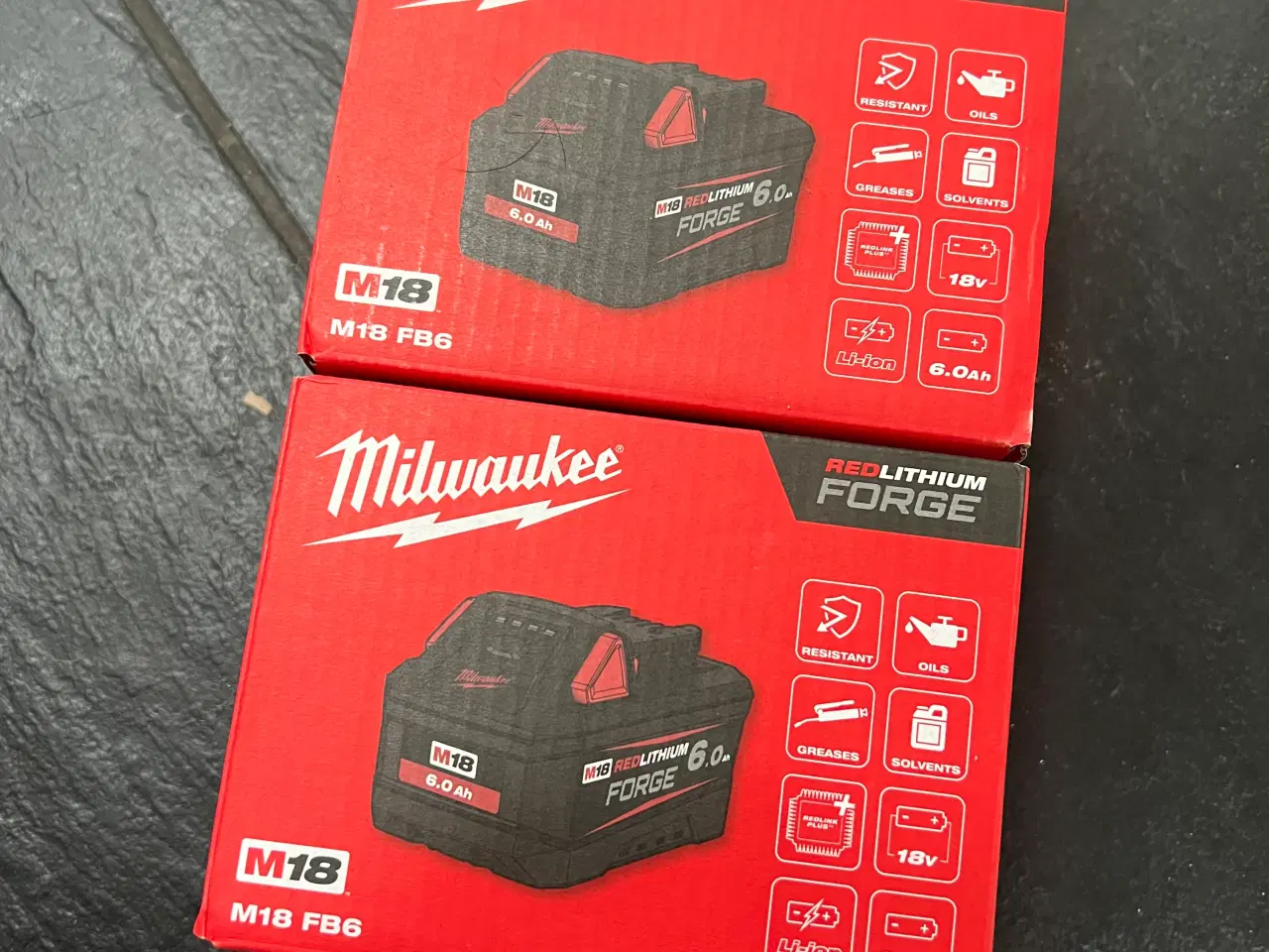 Billede 1 - Milwaukee batterier M18 6ah forge 