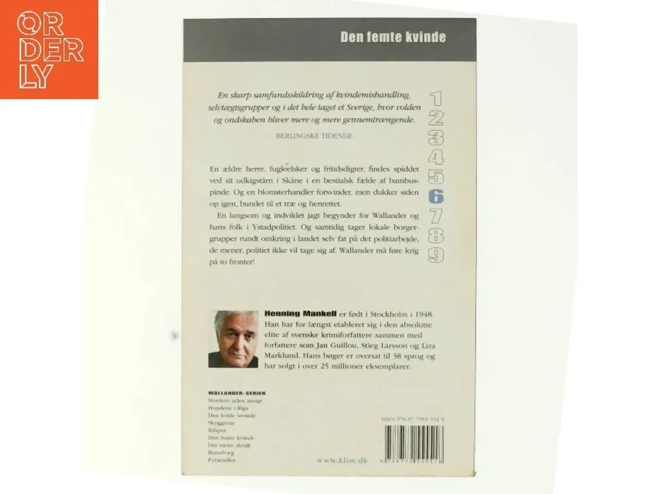 Billede 3 - Den femte kvinde af Henning Mankell (Bog)