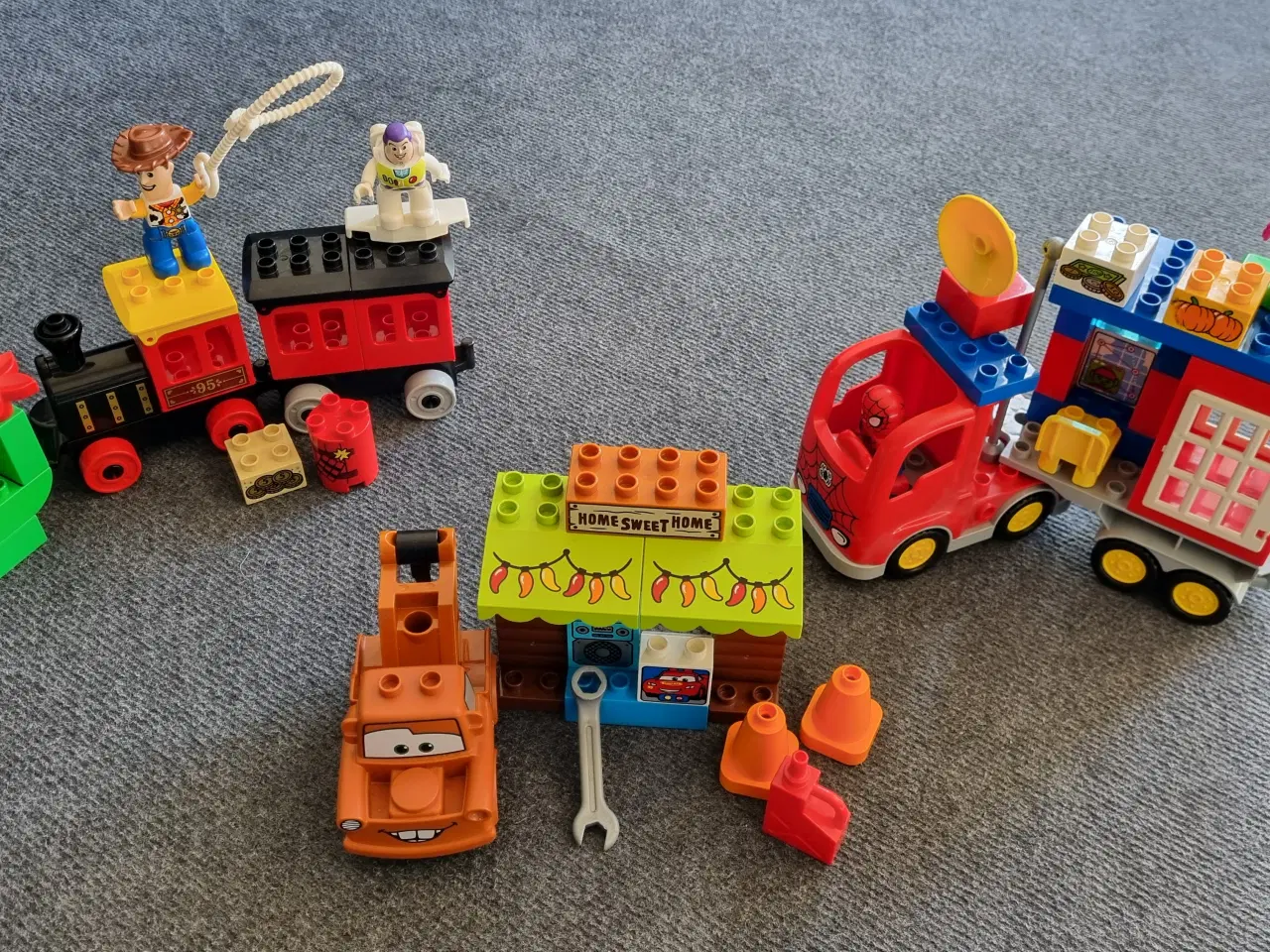 Billede 1 - DUPLO Bumle, Spiderman og Toystory