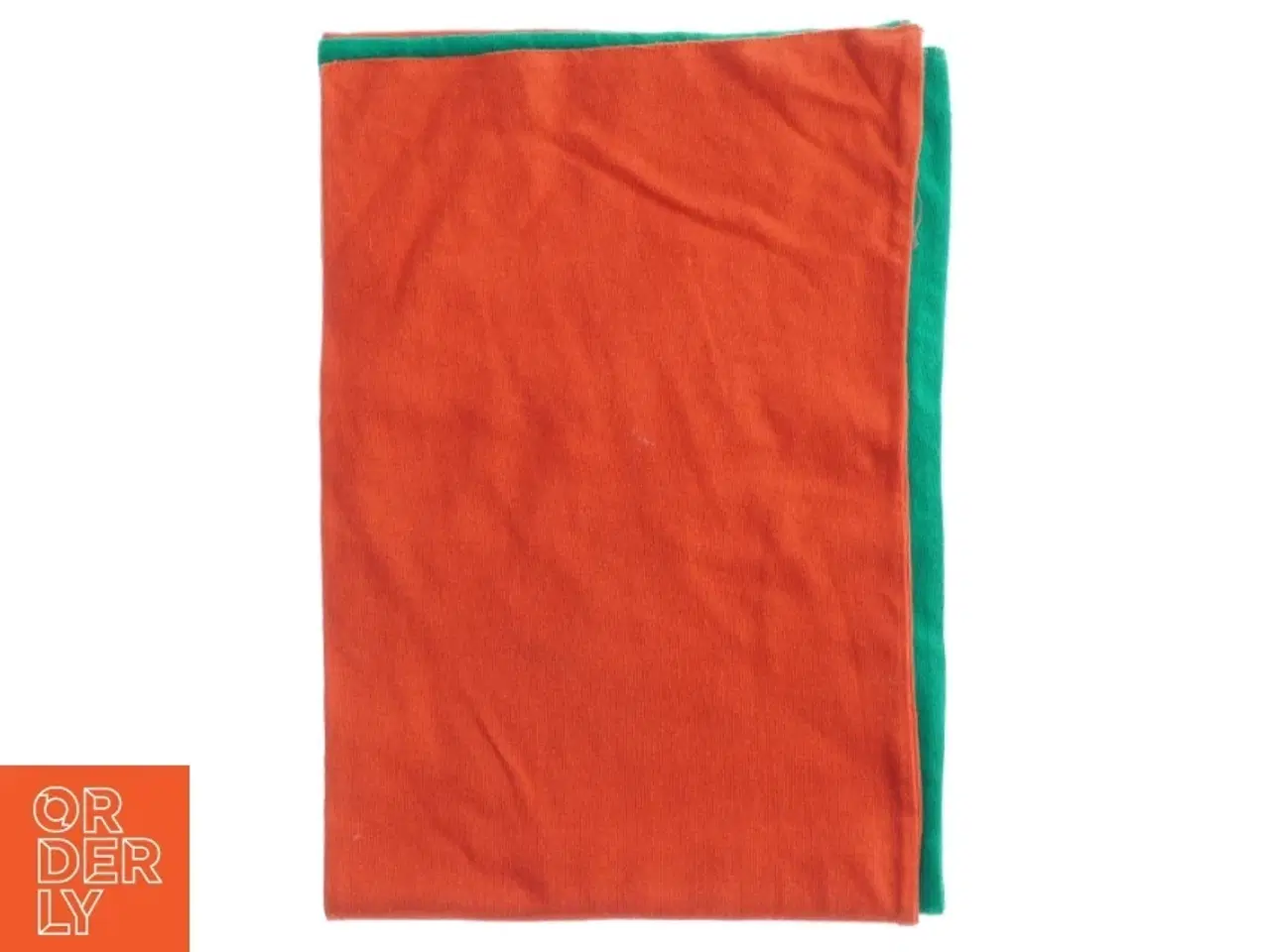 Billede 1 - Dobbeltfarvet tæppe (str. 27 x 69 cm)