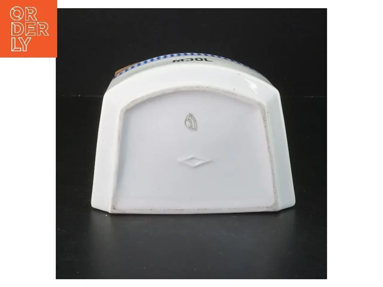 Billede 2 - Vægmonteret krukke med træ låg (str. 16x17x11 cm)