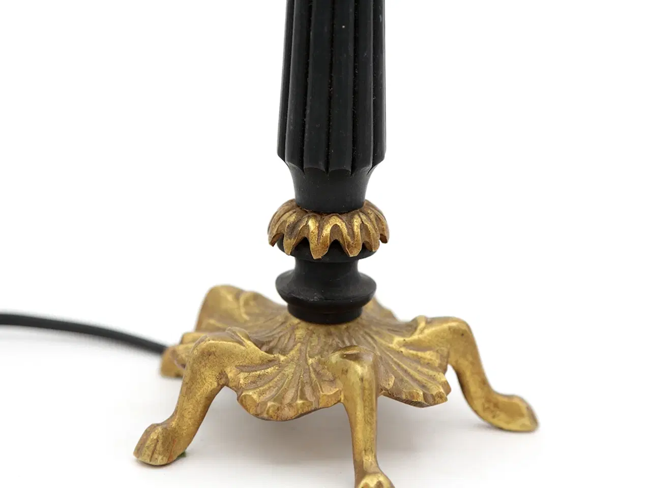 Billede 4 - Vintage sort/guld sengelampe 1940-60