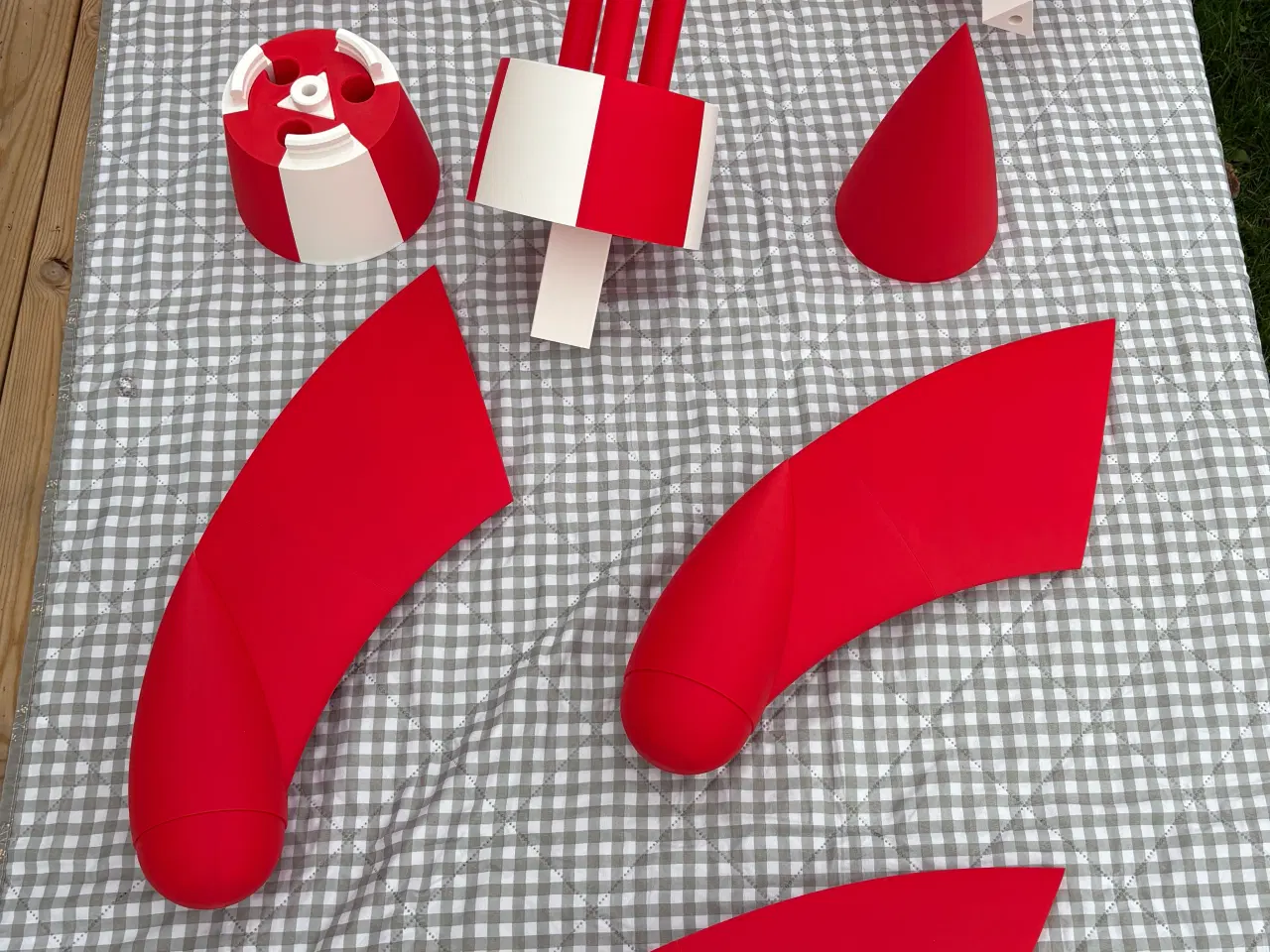 Billede 5 - Rød/hvid Raket