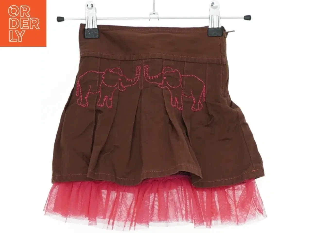 Billede 1 - Nederdel med broderede elefanter fra Hjorth (str. 92)