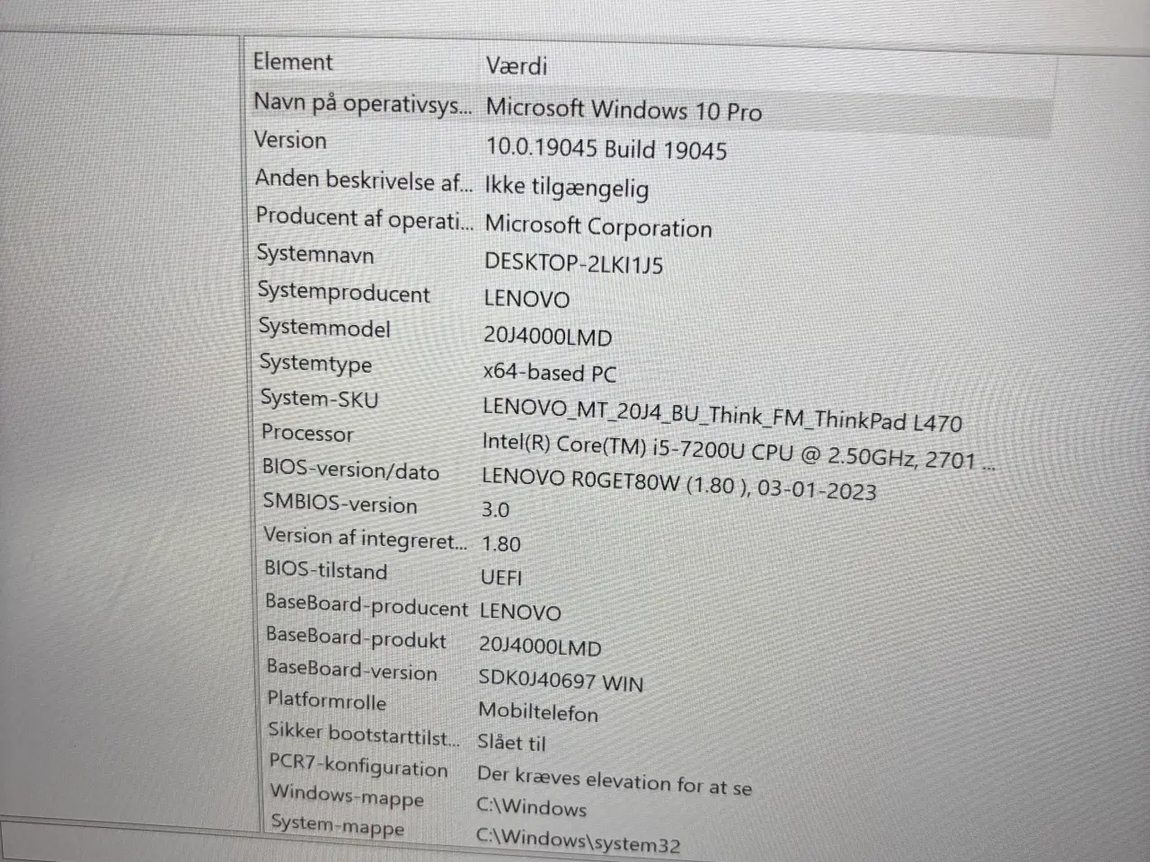 Billede 1 - Lenovo L470