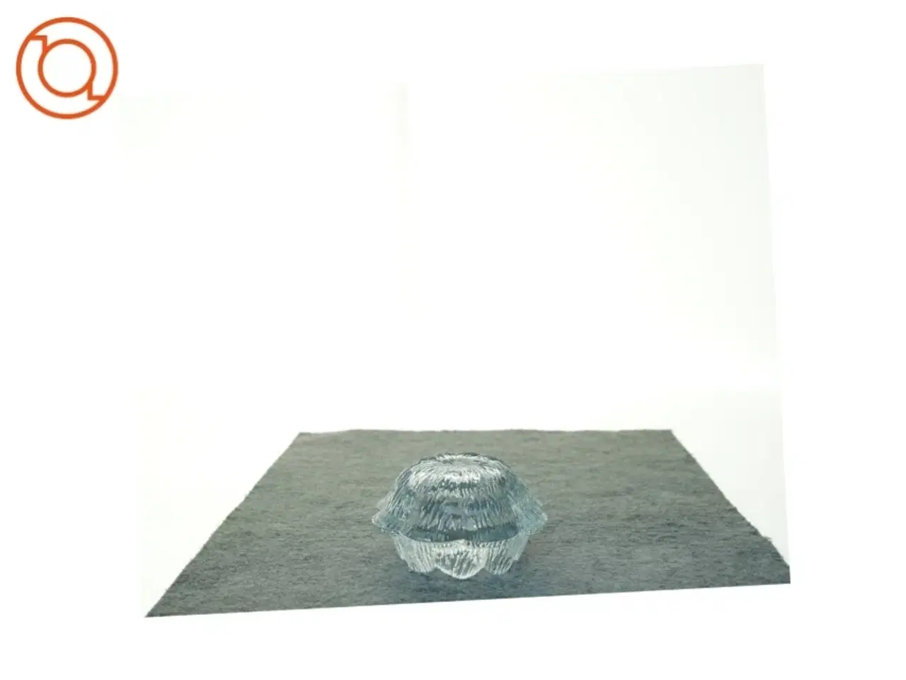 Billede 1 - Glas lysestage (str. 12 x 7 cm)