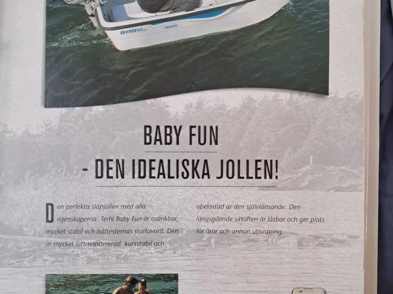 Billede 1 - Fed jolle med motor!