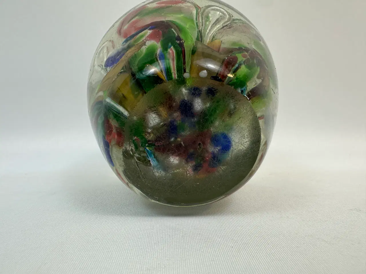 Billede 8 - Ældre brevpresse i glas