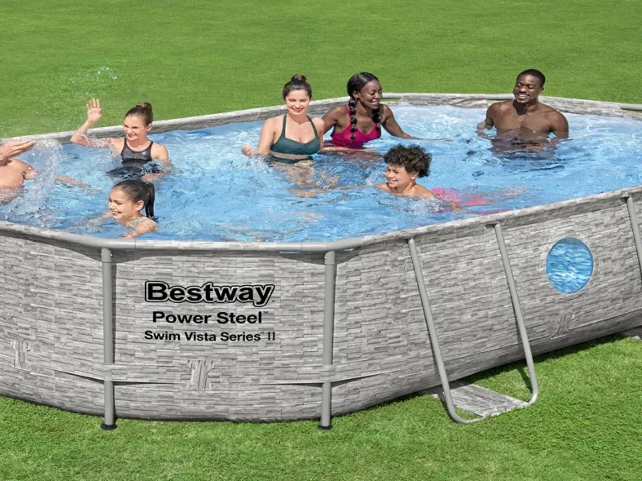 Billede 2 - Stor bestway pool m. stort clorinator system