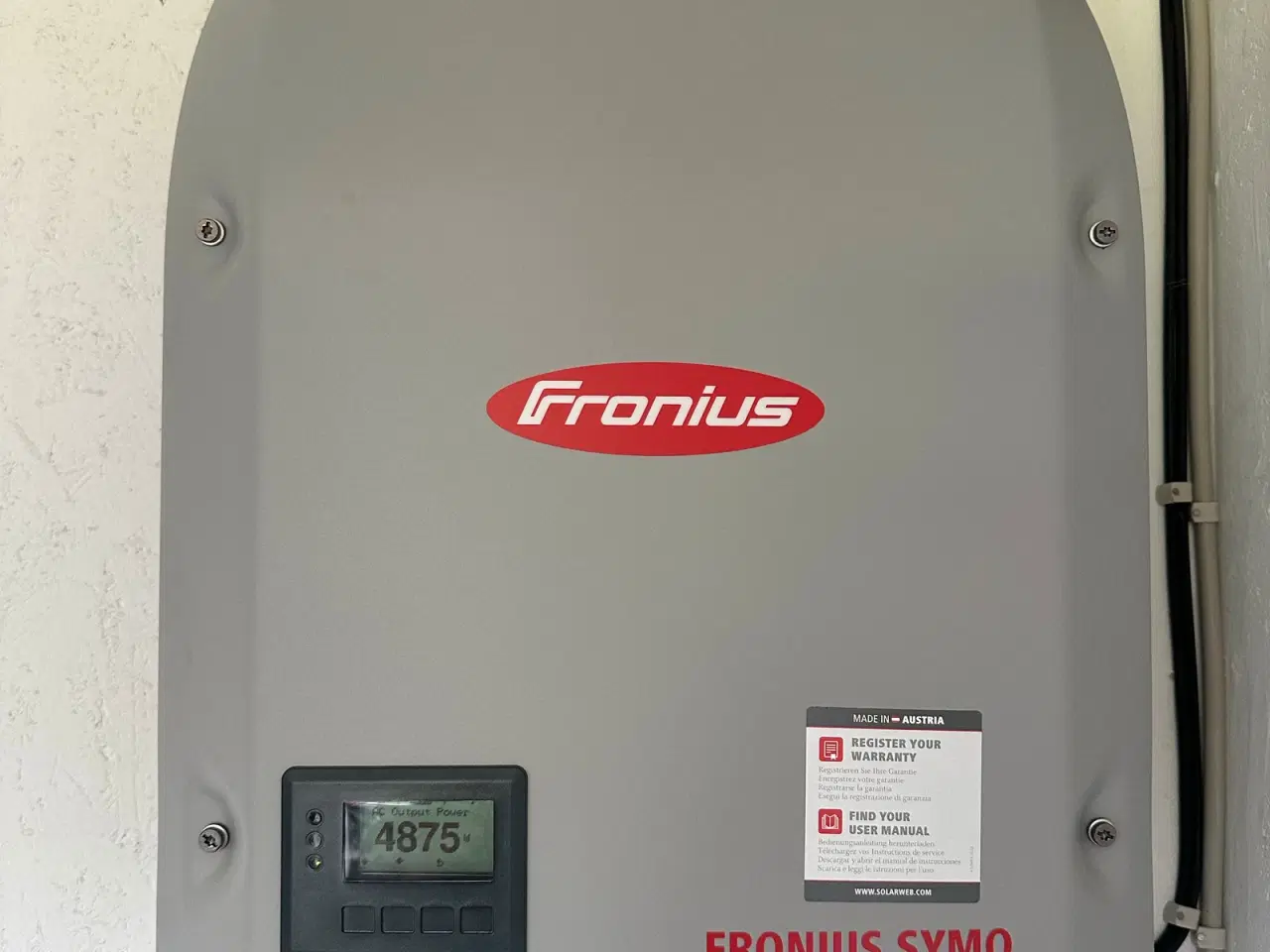 Billede 1 - Fronius inverter Symo 6.0-3-M