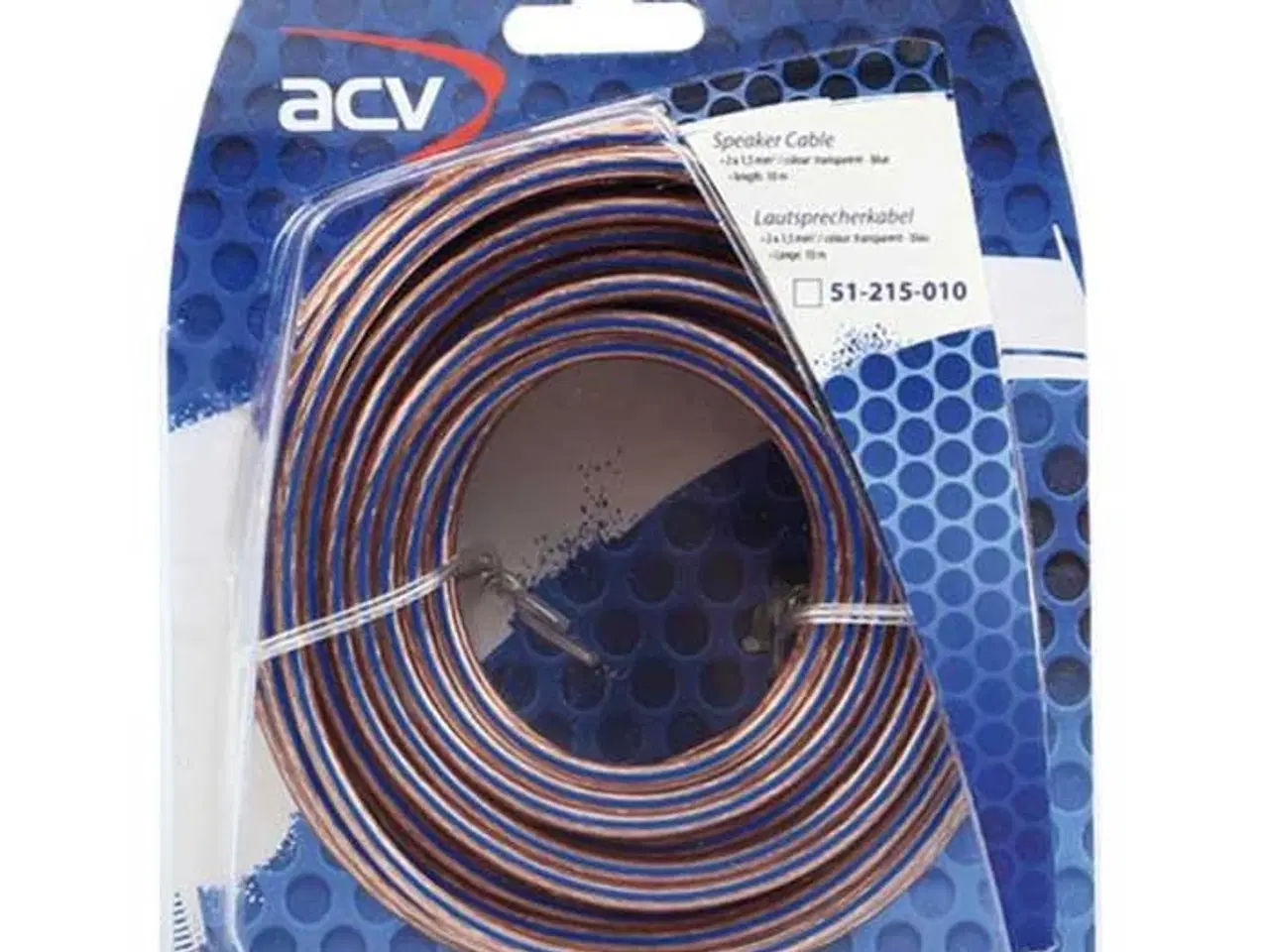 Billede 1 - ACV højt. Kabel 2x1,5mm2 10 meter