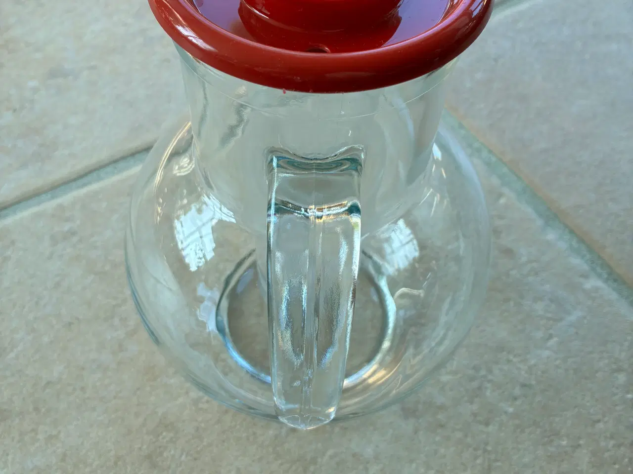 Billede 3 - Glas kande med indsats og låg