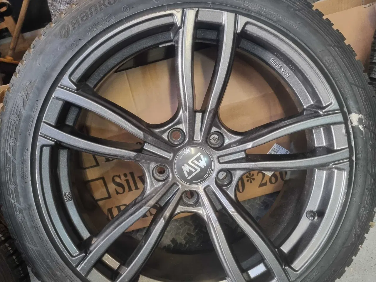 Billede 4 - 19 tommer 5x120 O.Z fælge med gode Vinterdæk 