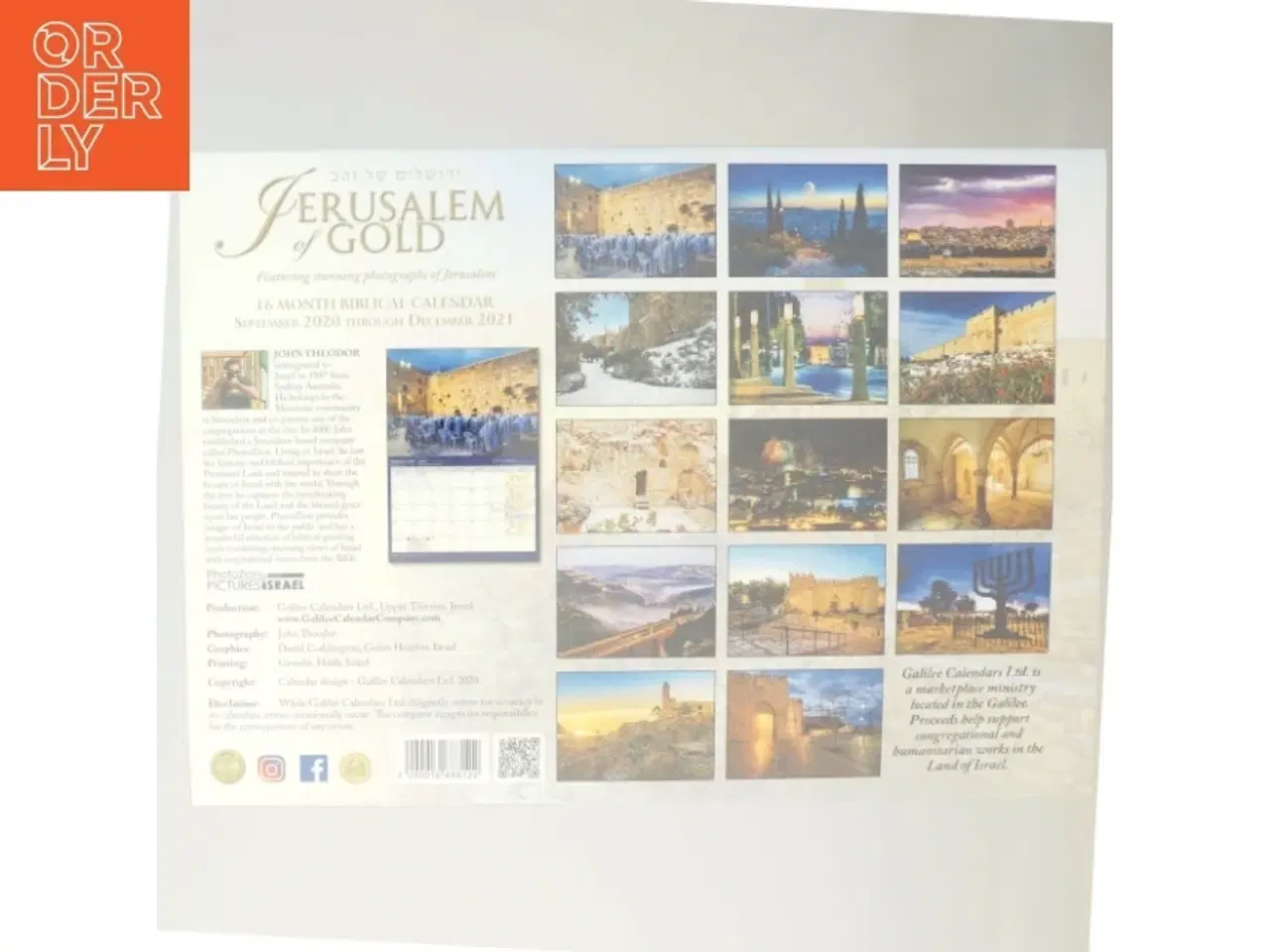 Billede 3 - Jerusalem kalender
