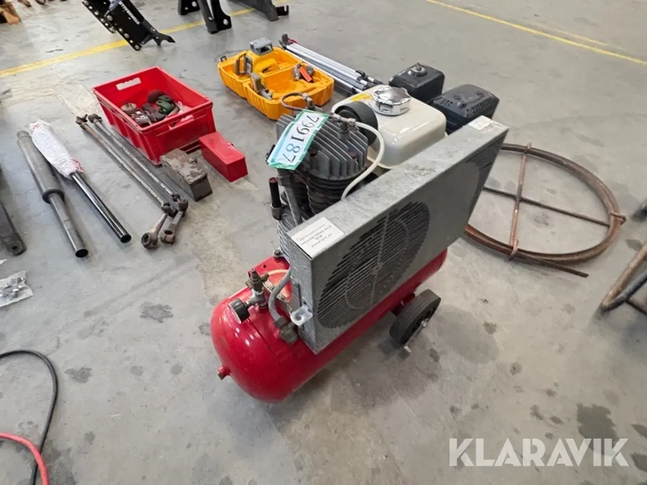 Billede 6 - Kompressor med Honda motor Reno Honda GX160