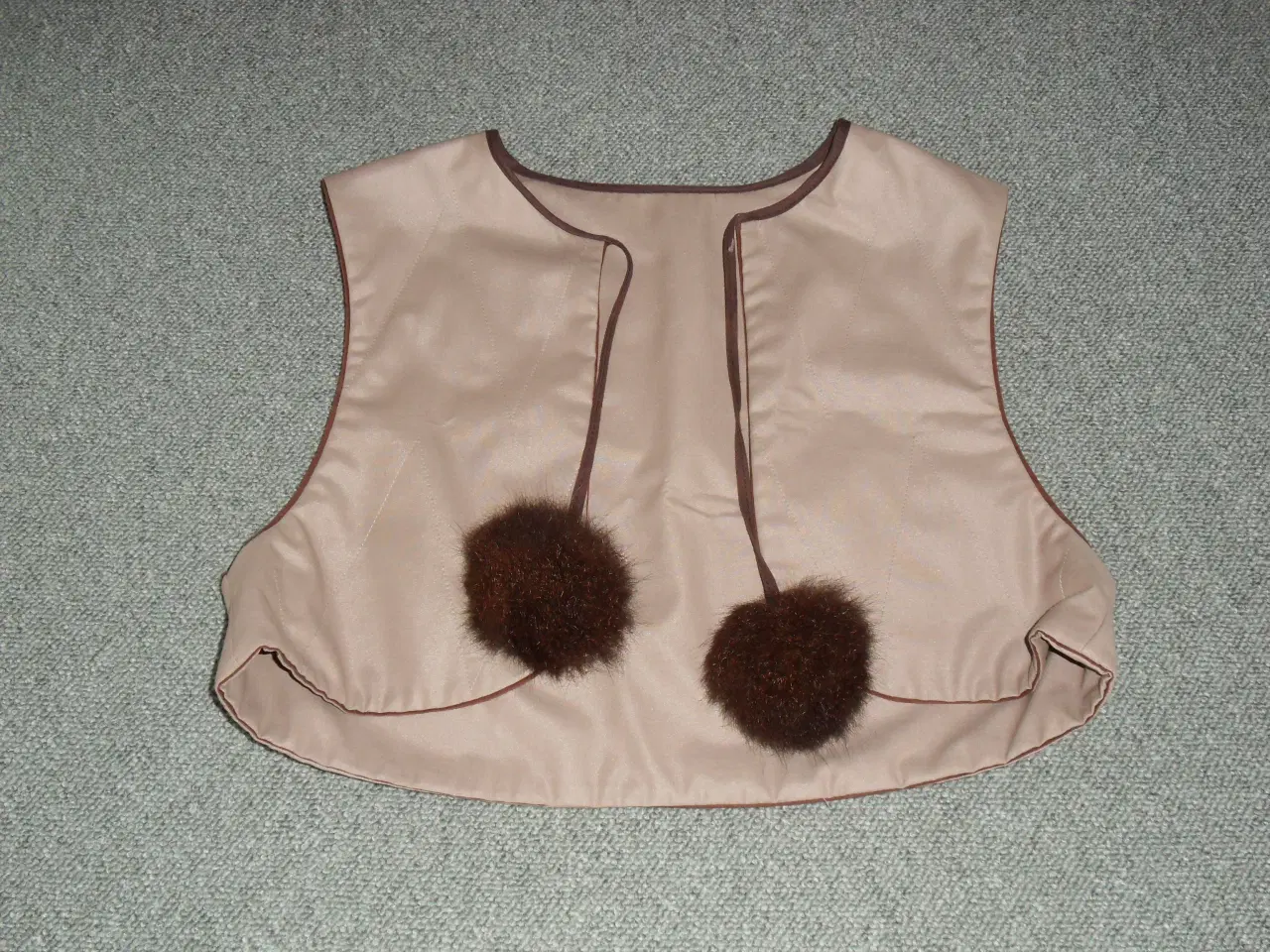 Billede 6 - Cottoncoat med minkfoer og vest