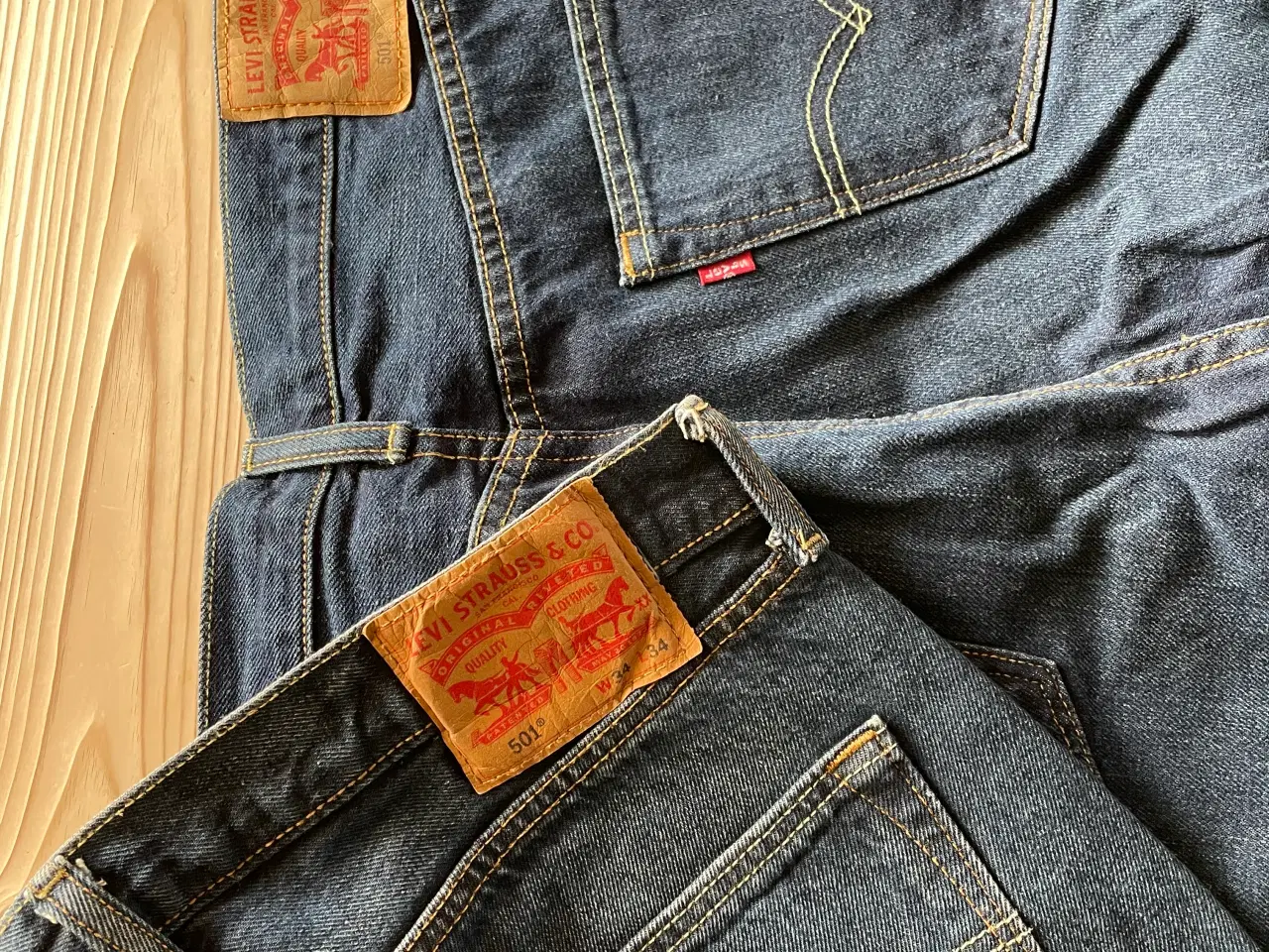 Billede 1 - Originale Levi’s jeans model 501 blå