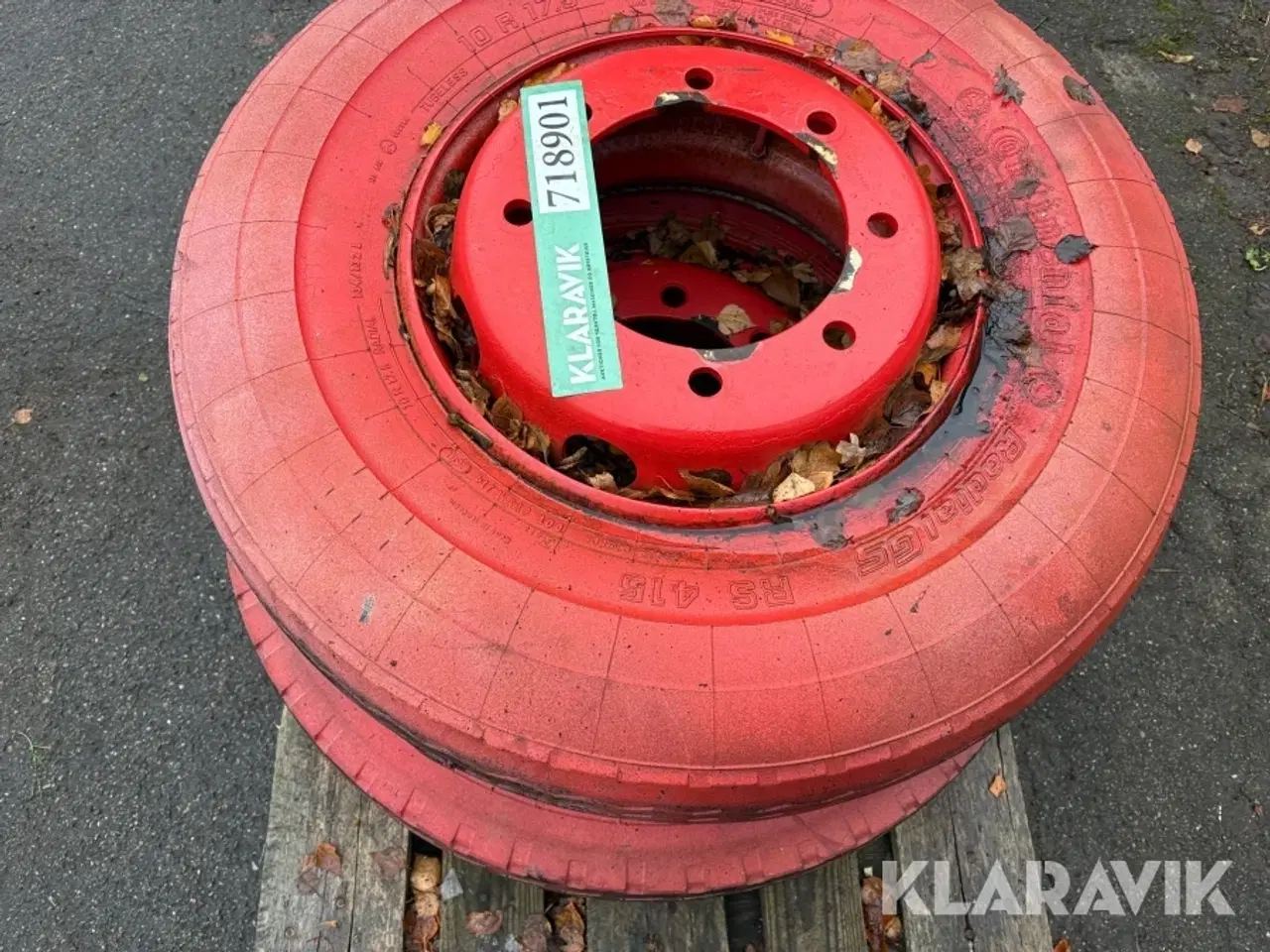 Billede 3 - Dæk med fælg Continental Radial GS RS 415