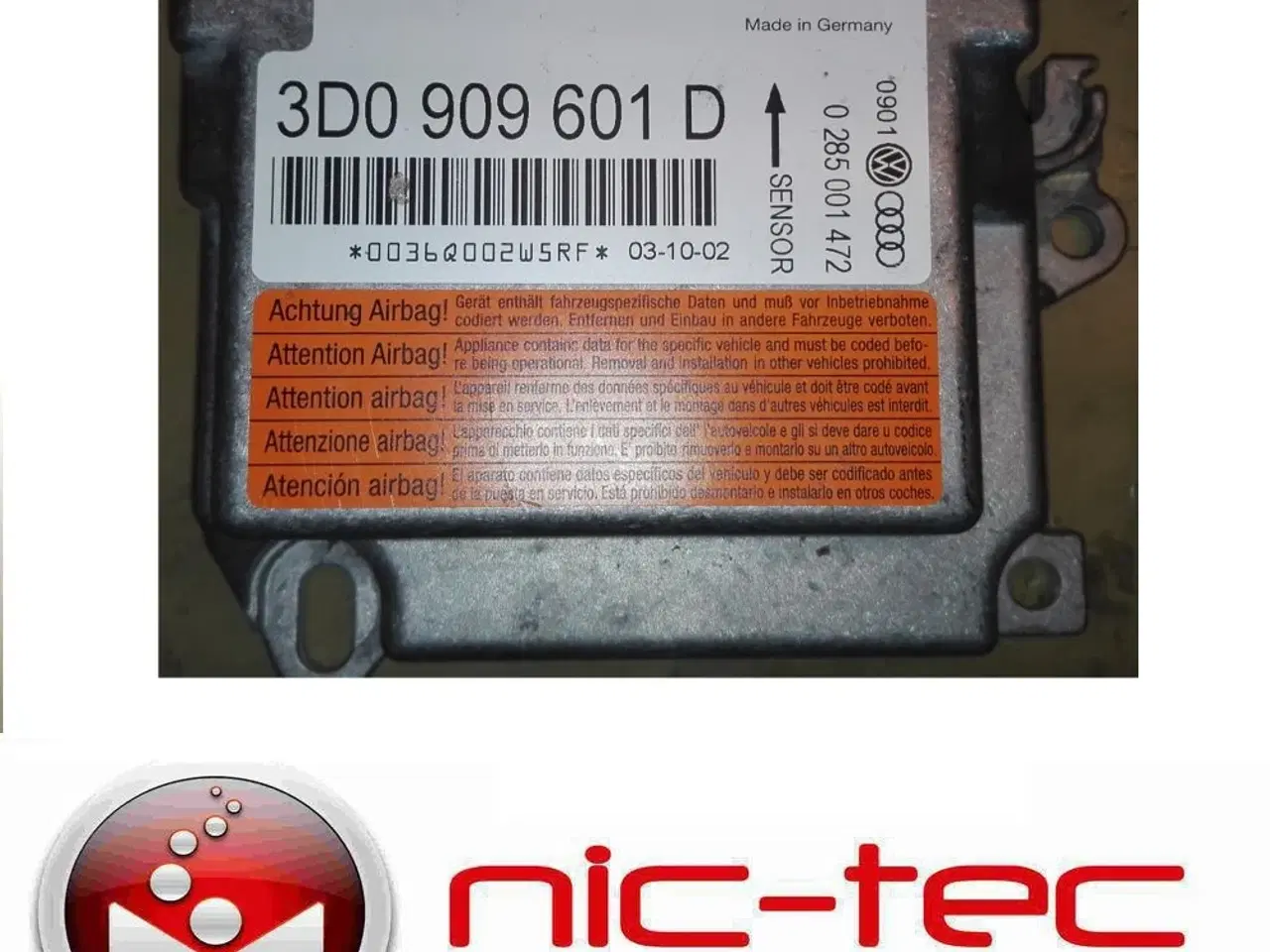 Billede 1 - Reset airbag enhed Porsche Bently VW mf