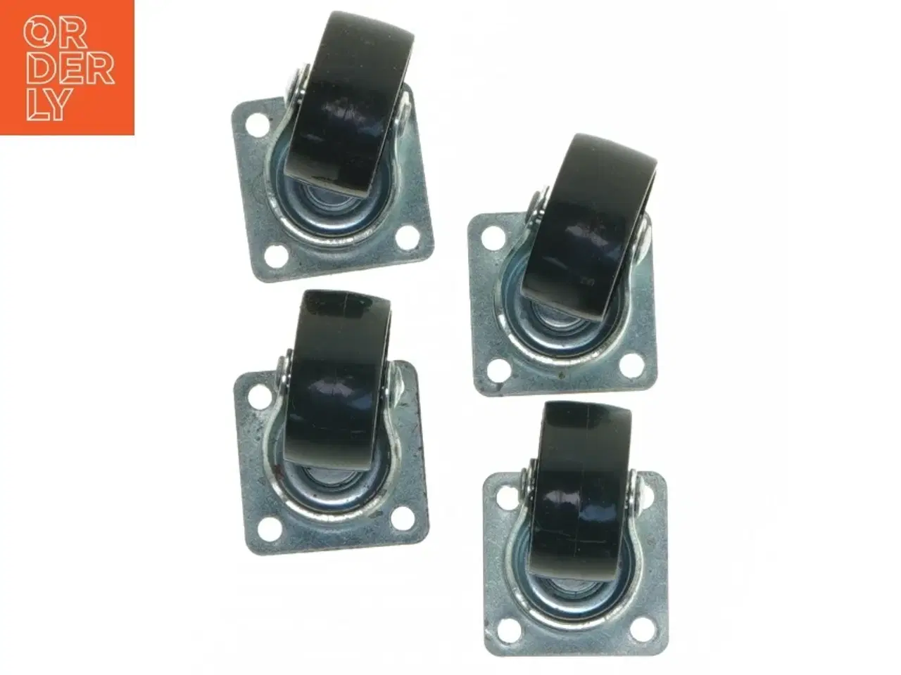 Billede 5 - Sæt med hjul fra Home-it (str. 4 cm. x 4. cm. 4 styk)