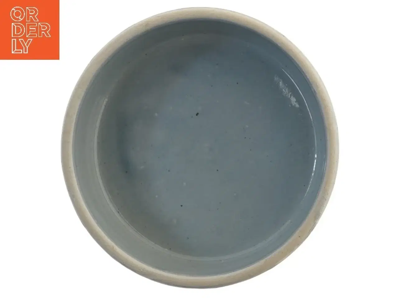 Billede 3 - Keramisk skål med blåt mønster (str. Ø 17,5 cm)