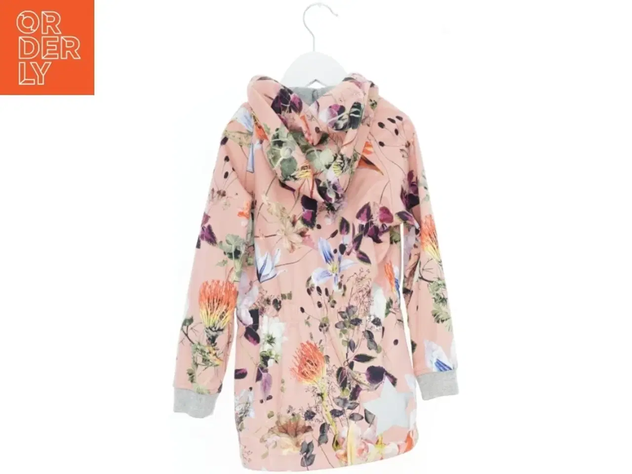 Billede 2 - Blomstermønstret forårsjakke med hætte fra Molo (str. 116)