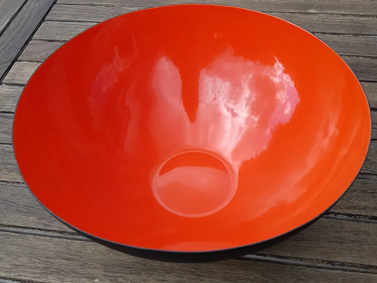 Billede 1 - Krenit skål. 25 cm. Orange