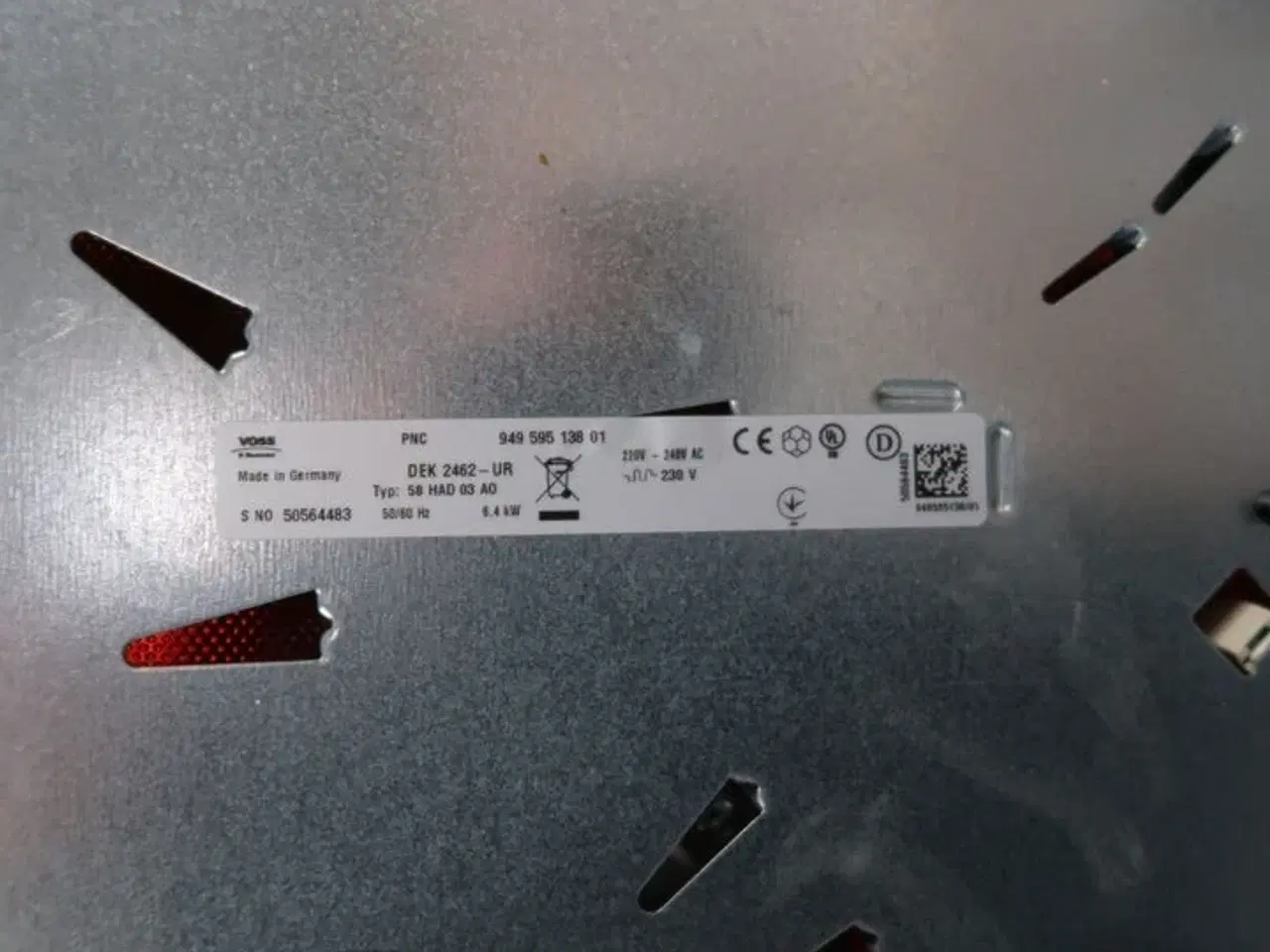 Billede 4 - Keramisk kogeplade VOSS DEK 2462 UR