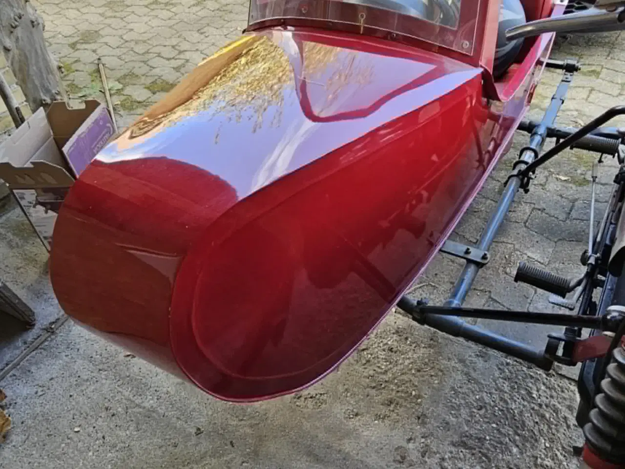 Billede 3 - Velholdt Nimbus med sidevogn