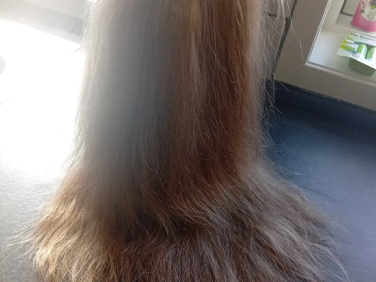 Billede 1 - Paryk Blond Ægte hårs.