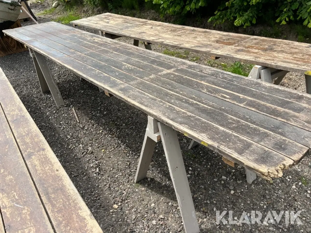 Billede 10 - Bukkeborde ekstra stålben medfølger