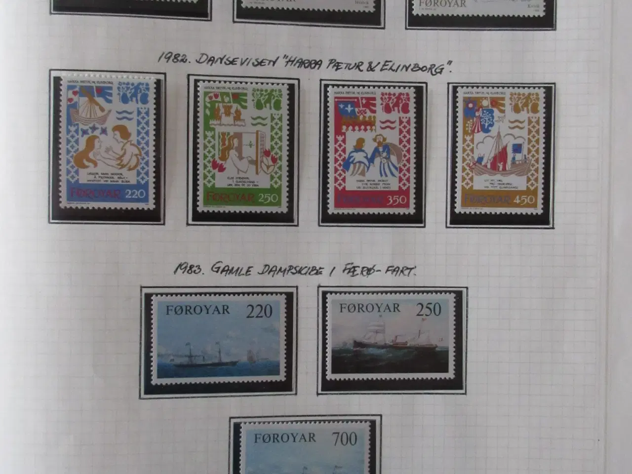 Billede 9 - Færøerne start samling postfriske frimærker